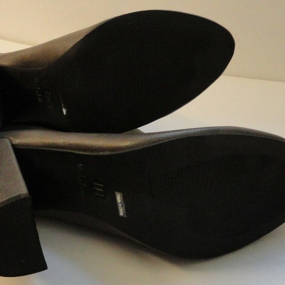 Michael Antonio Solange Grey Chunky Heel Boots Size US 8.5 - Picture 4 of 7